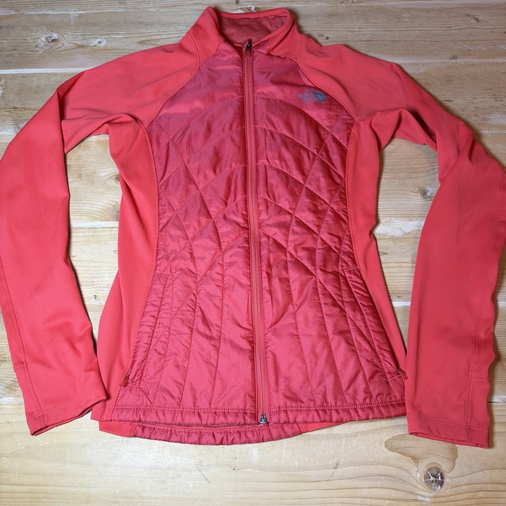 The North Face Flash Dry Womans‎ Red XS Jacket Zip Up Primaloft
